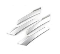 FIXCOR for VW for Tiguan 2008 2009 2010 2011 2012 2013 2014 2015 2016 Inner Accessories Car Interior Door Handle Pull Cover Trim (Silver)