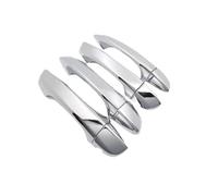 FIXCOR for VW for Tiguan AD BW 2016~2023 Car Door Handle Cover Trim Scratch Proof Chromium Styling Car Exterior Part Accessories (Silver)