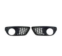 FIXCOR For VW For Touareg Rline 2007 2008 2009 2010 Front Bumper Fog Light Cover Grille 7L9853663A9B9 7L9853664A9B9 (1 Left and 1 Right)
