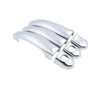 FIXCOR for VW T5 for Transporter 2003~2015 Chrome Door Handle Cover Exterior Trim ABS Set Car Stickers Cap Accessories (3 Door 2 Keyhole)