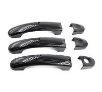 FIXCOR for VW T5 T6 for Transporter for Caravelle for Caddy for Van Exterior Side Car Door Handle Cover Decoration Trim (Gloss Black)