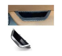 FIXCOR for X3 X4 F25 F26 2010-2016 LHD RHD Interior Driver Door Pull Handle Armrest Panel Cover Storage Box 51417250307 (Carbon Fiber-RHD)