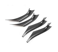 FIXCOR for X3 X4 G01 G02 2018 2019 2020 2021 2022 ABS Car Accessories Interior Door Handles Panel Pull Cover Inner Handle Trim (4pcs Carbon Type)