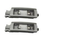 FIXCOR Front Sun Visor Interior Roof Reading Lighting Lamp For Skoda For Karoq For Superb For Superb 3v(Gray-2PCS)