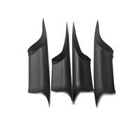 FIXCOR Interior Door Handle Pull Protective Cover Trim for 7 Series F01 2009 2010 2011 2012 2013 2014 2015 730 740 750 760(4pcs Matt Black)