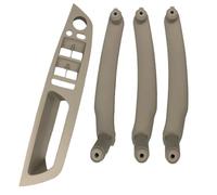 FIXCOR Left Hand Driver Door Pull Handles Kit Auto for X5 X6 E70 E71 2007 2008 2009 2010-2013 Interior Replacement Parts (Gray)