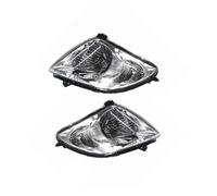FIXCOR Left&Right Headlight Assembly For Suzuki For Swift 2005 2006 2007 2008 2009 2010 2011 Head Light Lamp Headlamp Pair(White)
