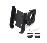 FIXCOR Motorcycle Mobile Phone Holder For Suzuki For Burgman AN125 AN200 AN400 AN650 Navigator Mirror Handlebar Bracket(Handlebar A BLACK)