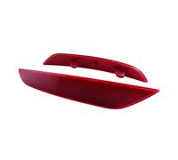 FIXCOR Red Lens Rear Bumper Reflector Assembly Right + Left For VW For Golf 6 MK VI 2009 2010 2011 2012 2013