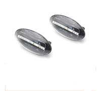 FIXCOR Side Indicator Light For Opel For Agila Mk2 2008-up 2pcs Dynamic Side Marker Turn Signal Light Sequential Blinker Light Amber Indicator (Dynamic Crystal)