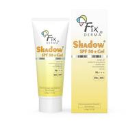 Fixderma Shadow SPF 50 Gel for Oily Skin, Sunscreen for Face, Dermatologist Tested Moisturiser for Men, Sunscreen SPF 50 Face, Water Resistant - 1.41 OZ