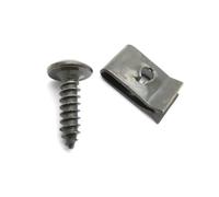 Fixed 30/20/10 Sets Motorcycle Scooter ATV Moped Ebike Cover Metal Retainer Self-tapping Screw And Clips M4 M5 Motorcycle Fastening Bolts
