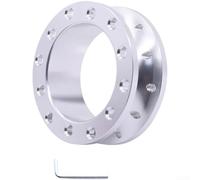 Fixed 50MM Height Steering Wheel Pad Designed for Improved Driver Position and Long-Term Structural Integrity (3CM Silver)