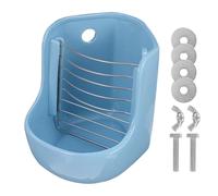 Fixed Anti Tipping Ceramic Bowl Feeder for Rabbit and Guinea Pig | Dual Purpose, Disassemblable Design, Easy Installation on Cage, Small Pet Feeding Bowl for Rabbits and Guinea Pigs