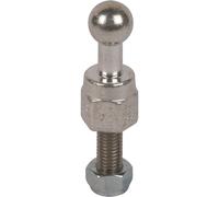 Fixed Ball Point With Threaded Bolt And Nut M16x45mm D20mm Straight - 754645