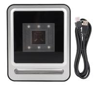 Fixed Barcode Scanner, Desktop 1D 2D QR Code Reader, HandsFree USB Bar Code Scanner with LED Light, Omnidirectional Scanning for Retail Warehouse Office Use