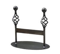 Fixed Boot Brush Shoe Scraper Black Iron Porch Patio Screw Down Vintage Style Boot Cleaner with Ornate Scrolled Finish