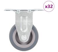 Fixed Casters Trolley Moving Wheels Furniture Caster Trolley Caster vidaXL