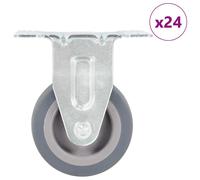 Fixed Casters Trolley Moving Wheels Furniture Caster Trolley Caster vidaXL
