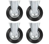 vidaXL Fixed Casters 4 Pcs 200 Mm