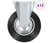 Fixed Casters Trolley Moving Wheels Furniture Caster Trolley Caster vidaXL