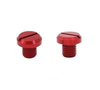 Fixed Compatible With For J300 For 1000 / 650Vulcan For VN900 ClassicS 2PCS Universal M10*1.25 Motorcycle Mirror Hole Plug Screw Bolts Fastening Bolts