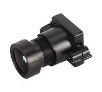 Fixed Focus Lens, F1.0 Excellent Color Reproduction Easy Installation 3MP HD Camera Lens 104 Degree Angles for Security Camera for CCTV