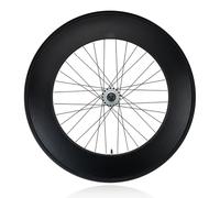 Fixed Gear Bike Wheelset 700C Reverse Brake Height 90mm Single Speed Bike Front Rear Wheels Aluminum Alloy Bike Rims 100/120mm(Rear w/Tire)