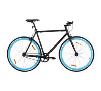 Fixed Gear Bike White and Lightweight Single Speed Bicycle for Urban Commuting and City Riding