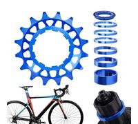 Fixed Gear Chainring | 16/18 Teeth Freewheel Replacement Part - Bicycle Sprocket | For Use on City Roads, Outdoor, Mountain Bike, Road Bike, Suitable for Beginners, Adults, Children and Teenagers