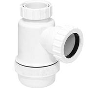 Fixed Height Compact Anti-Vacuum Bottle Trap 38mm Inlet / 40mm Outlet, 1 in Pack
