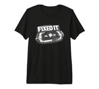 Fixed It Sarcastic Tech Humor Debug Code Graphic Premium T-Shirt