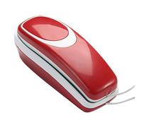 Fixed Landline Phone Redial No Need Battery, Red | to Operate, Easy Setup and Space Saving for Home or Offices, No Need Battery, Redial Quiet