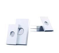 Fixed nut square, Rectangular Nuts Aluminum Profile Accessory 10-200pcs Multiple Sizes M3-M8(M4-12x6x2.5mm 100PCS)