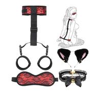 Fixed On The Restraint, Soft Wrist Ankle Handcuffs Sweater LK/QT22 | Each Part Of The Sex Handcuffs Is Adjustable. Adjustable To Fit All Sizes With Two Adjustable Nylon Straps