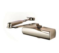 Fixed Power Overhead Door Closer 180 Degree Opening 60Kg Doors Nickel