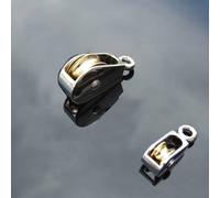 Fixed Pulley for DIY - Single Lifting Sheave in Zinc Alloy, 36/52/75mm Crown Block with 5/8/10mm Groove, Supports Up to 250kg for Industrial & Material(36mm)