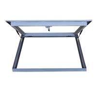 Fixed Roof Window, Aluminum Flush Mount Access Hatch Door for Sunroom, Basement, Attic
