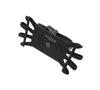 FIXED Silicone Mobile Phone Holder for Bike, Limescale (Black)