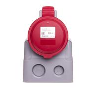 Fixed socket 16A 5P 400V red IP44 P17 TEMPRA PRO 555159