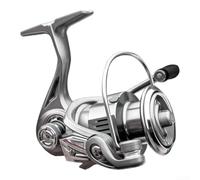 Fixed Spool Reel with No-Gap Mechanism and Metal Spool Optimized for Long Cast Performance in Diverse Fishing Conditions (F-6000)