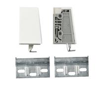 Fixed Support Bracket 2pc Set for Cupboard Hanging Cabinet Wall Mounted Accessories Heavy Duty ABS Plastic and Iron Material
