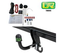 Fixed Swan Neck Towbar+ 7Pin Universal Wiring For Fiat 500 ABARTH 01/08-