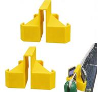 Fixed Tennis Net Mount, Tennis Net Camera Mount, Two Perspectives 3D Printed Secure Phone & Action Camera Holder with Clip for Match Recording & Streaming Training Analysis Live Streaming(Yellow,2pcs)