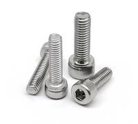 Fixed things 10/50pcs M1.4 M1.6 M2 M2.5 M3 M4 Small Micro 304 A2-70 Stainless Steel Allen Hexagon Hex Socket Head Cap Bolt Screw Applicable to many places(100mm,10pcs M2.5)