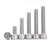 Fixed things 1pc Stainless Steel 304 A2 Screws M8 M10 M12 DIN912 Hexagon Hex Socket Head Cap Allen Bolt Screw Applicable to many places(150mm,M12 (1pcs))