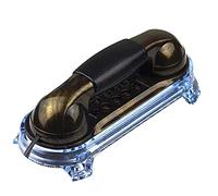 Fixed Wired Telephone Retro Landline Home Wall-Mounted Single Antique Small,Dark Peach