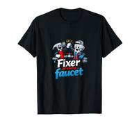 Fixer of Every Faucet Plumber Pun Tool high Five T-Shirt