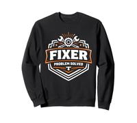 Fixer Problem Solved Mindset Graphic Identity Sweatshirt