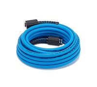 FIXFANS Pressure Washer Hose - 1/4" X 25 FT High Power Washer Extension Hose - Kink & Wear Resistant High Pressure Hose for Replacement - Compatible with M22 Fittings - 3600PSI